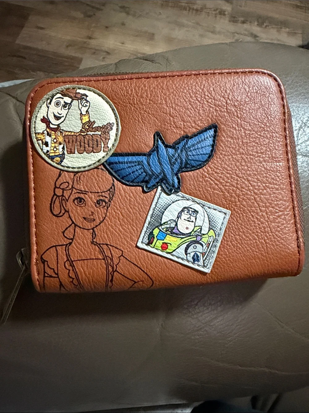 Disney Loungefly Pixar Toy Story Wallet Woody Buzz Bo Peep NWOT